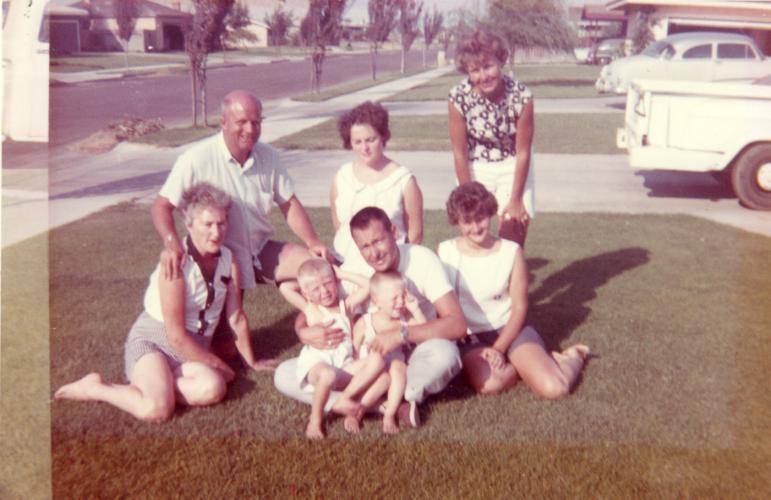 Atwater-Nana, Bob, Louise, Aunt Sis, Cathy, Dad and the brothers